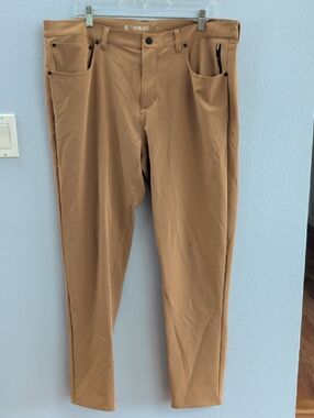 Fourlaps Traverse Men’s Golf Performance Pants - Dark Khaki